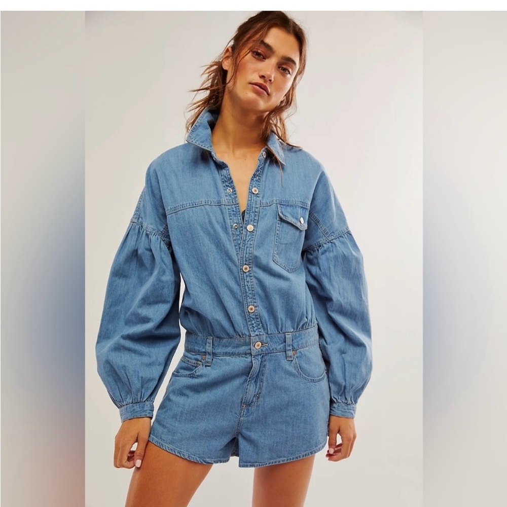 Free people romper size medium